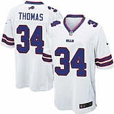 Nike Men & Women & Youth Bills #34 Thomas White Team Color Game Jersey,baseball caps,new era cap wholesale,wholesale hats